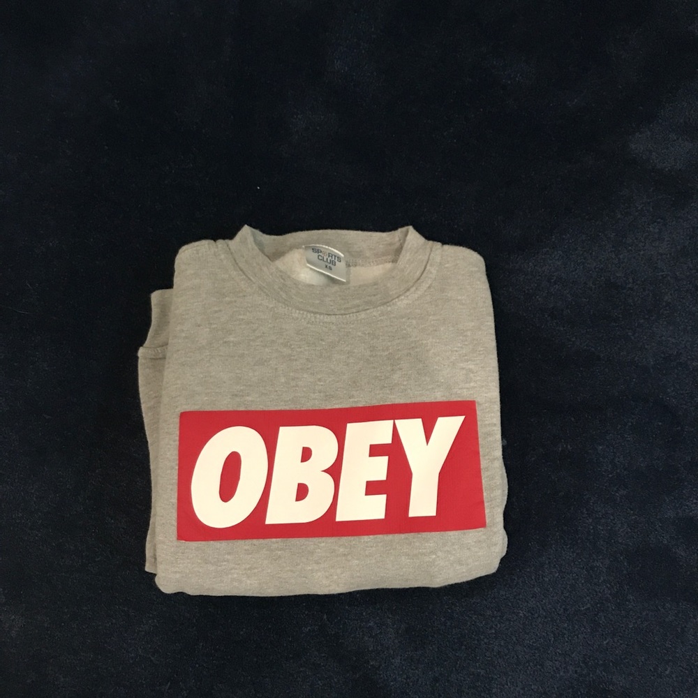 "OBEY" sweatshirt